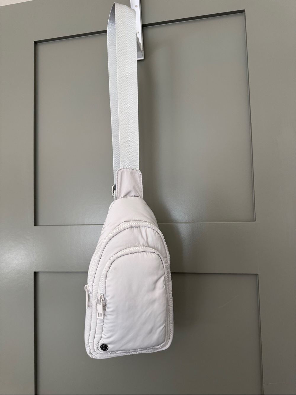 Zella Cream Crossbody Sling Bag